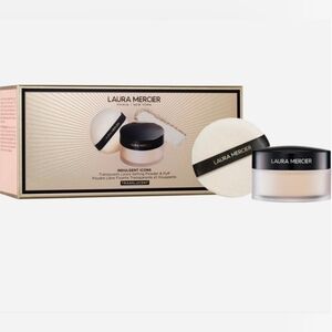 Laura Mercier Indulgent Icons Setting Powder & Puff Set